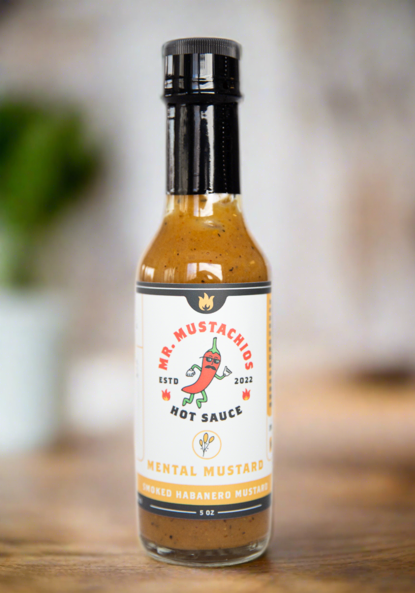 "Mental Mustard" (Tangy Habanero Mustard)