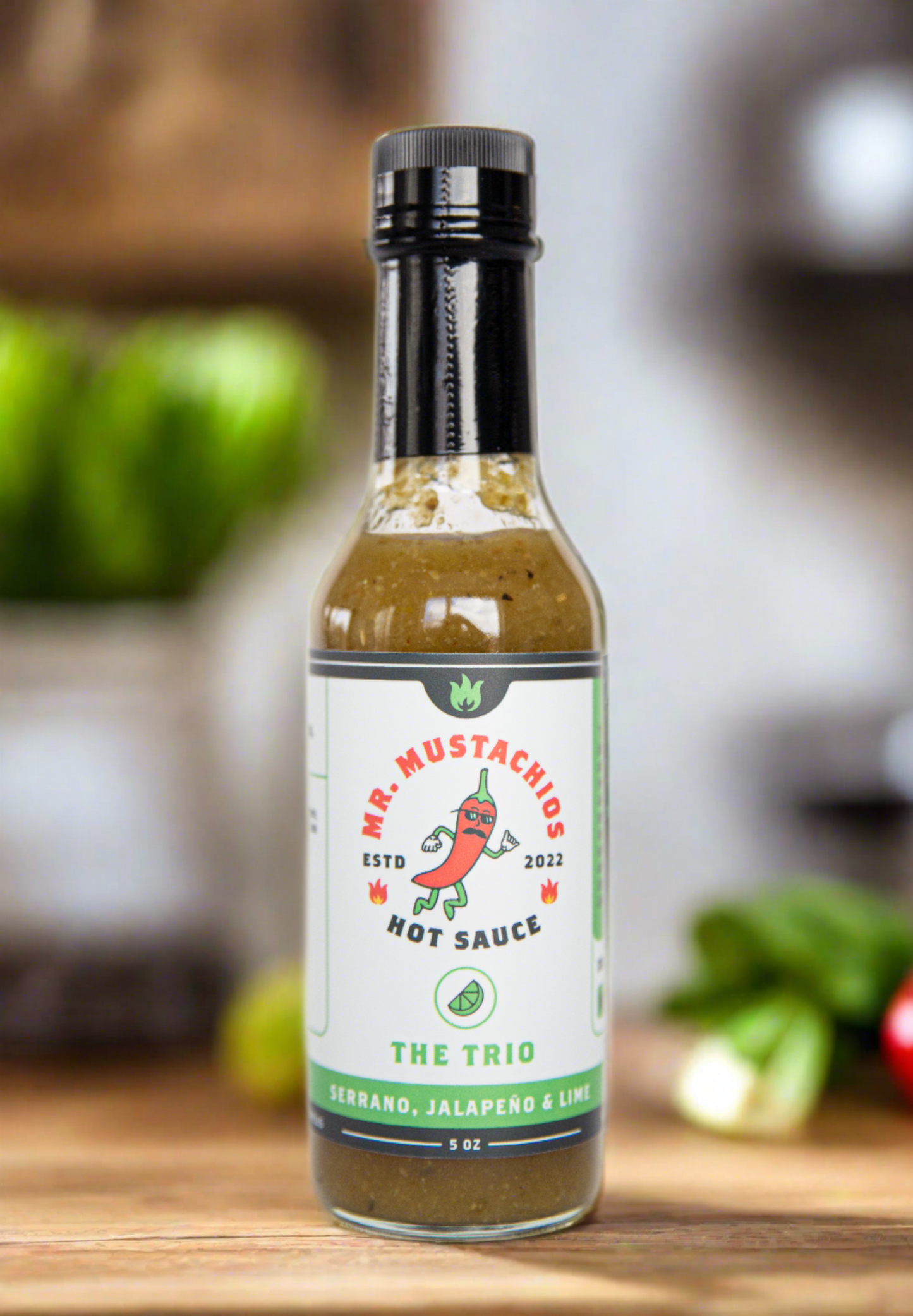"The Trio" (Serrano, Jalapeño, & Lime)