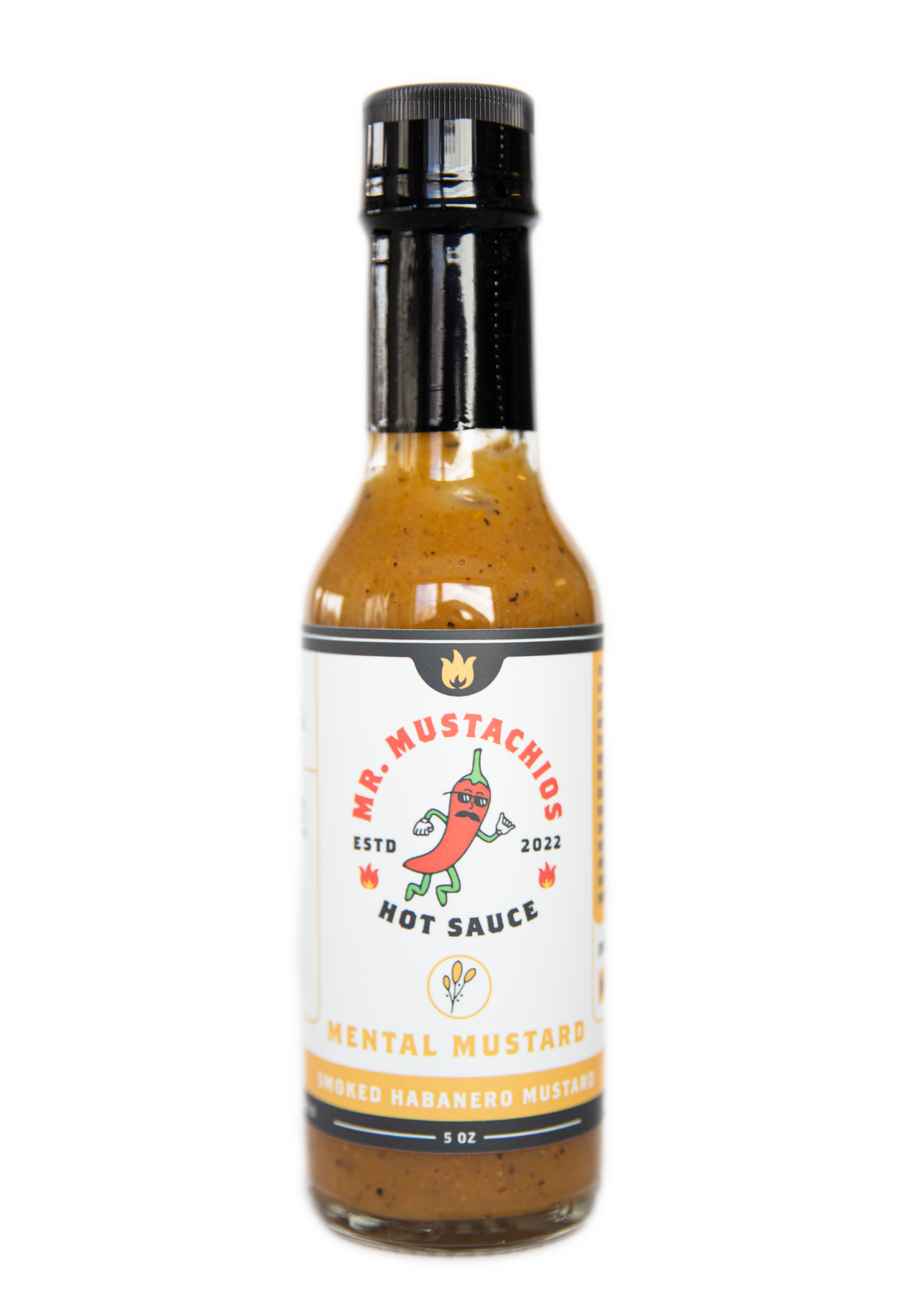 "Mental Mustard" (Tangy Habanero Mustard)