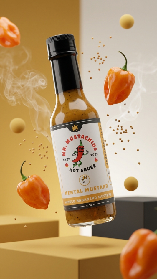 "Mental Mustard" (Tangy Habanero Mustard)